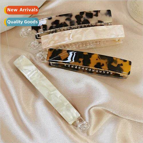 Korean fashion retro acetate leopard hair clips hair accesso