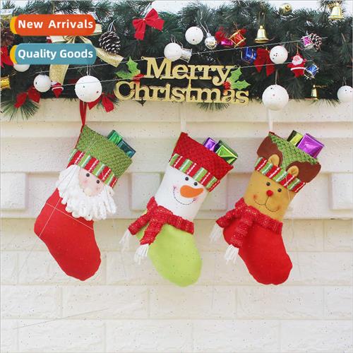 Christmas Decoration Supplies New Year s Santa Snowman Socks