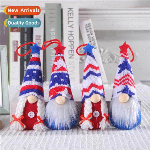 U.S. Independence Day Decorative Doll Hangingpcs Faceless Do