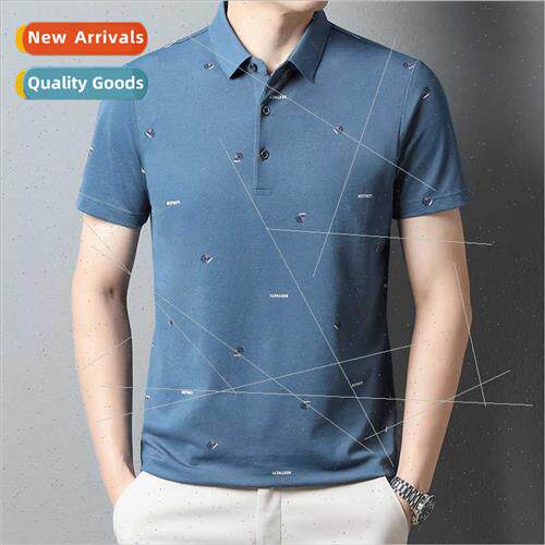 ght luxury embroidery polo shirt men short-sleeved 2023 summ