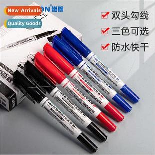 Red Oil Marker Pain Tip Dual based Black Blue Durable 685
