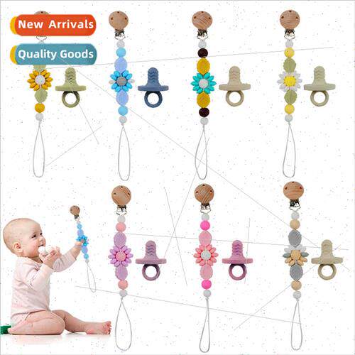 Sunflower licone Anti-fall Chain Flower Leaf licone Beads Pa