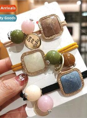 Korearetro hair rope female rubber bhair tie cute girl simpl