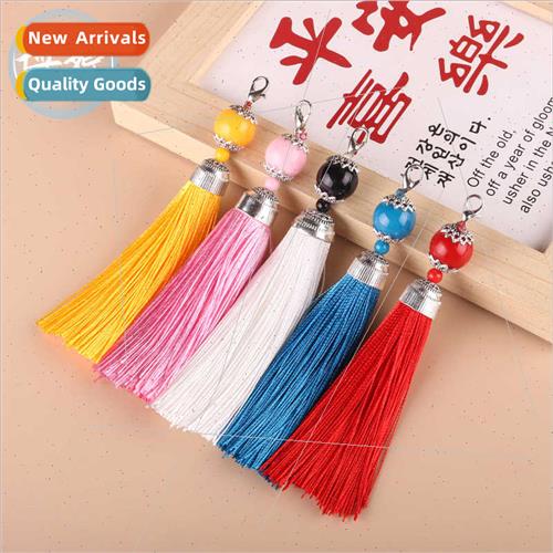 Short lobster buckle tassel spike car hanging bag pendant ha
