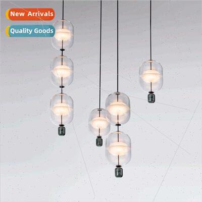 Scandinavian bedroom bedside chandelier modern simple clothi