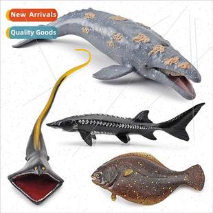 Sea World model gray whale fish wide throat eel Chinese stur