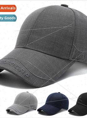 Spring Autumn days elderly hat fabric duck tongue cap middle
