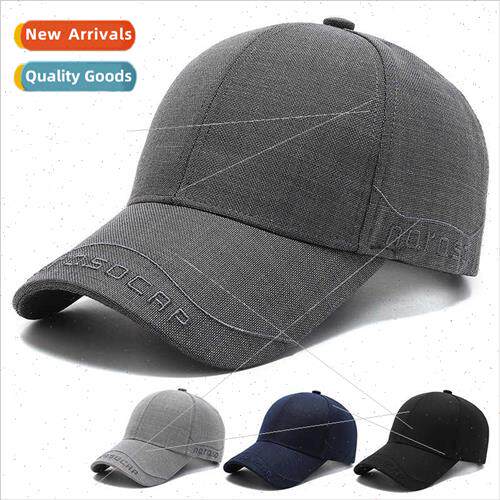 Spring Autumn days elderly hat fabric duck tongue cap middle