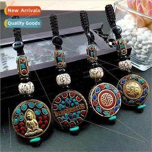 car creative ins handmade bag Nepal retro keychain