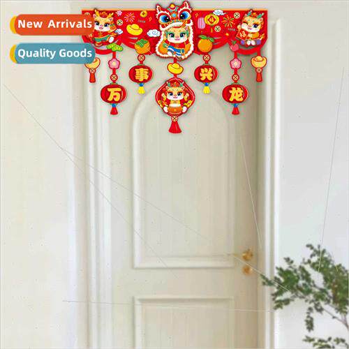 2024 New Year Day New Year Day Decoration Paper Flower Cross