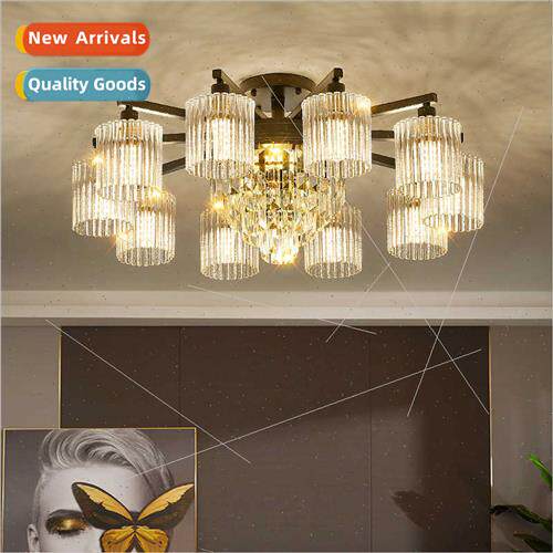 ght luxury crystal chandelier living room light 2023 new mod