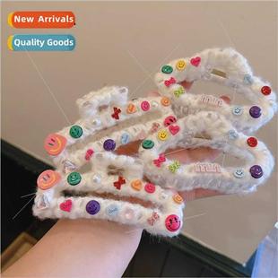 wool colorful scrunchies warm lar hair cozy face Soft smiley