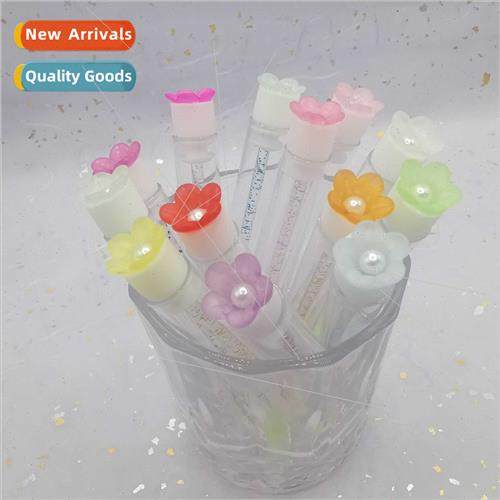 Round Leaf Pearl ly Flower Extensions False Eyelash Brush Po