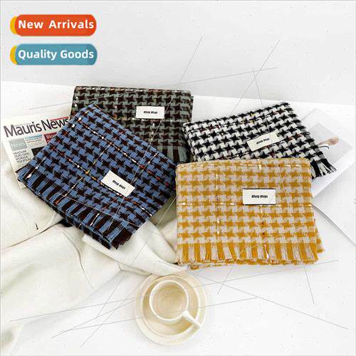 Autumn winter new thickened scarf Ms. Korea sweet warm imati