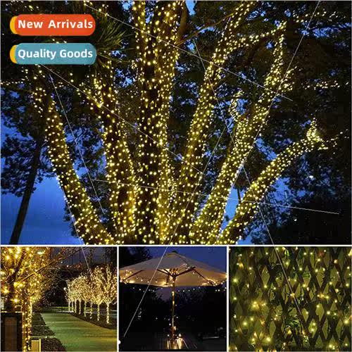 Solar small colorful led starry star lights string outdoor a