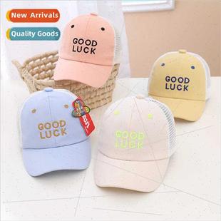 tongue spring thin boys mesh 2022 summer cap Baby duck hat