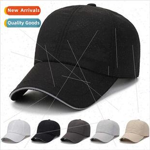 Summer light plate solid color hat men outdoor perated baseb