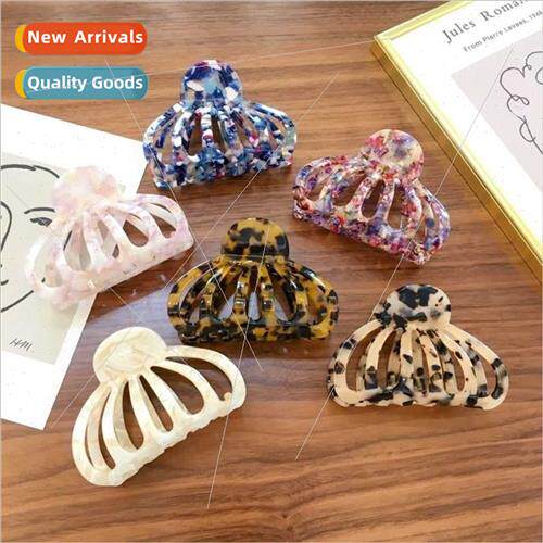 Korean acetic acid mermaid  grasp clip retro versatile hair