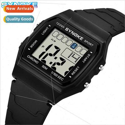 Electronic watch student watch sports retro small square wat