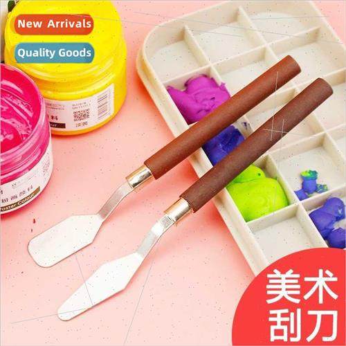 Student Art Oil Painting Scraper Flat Tip Color Mixing Knife