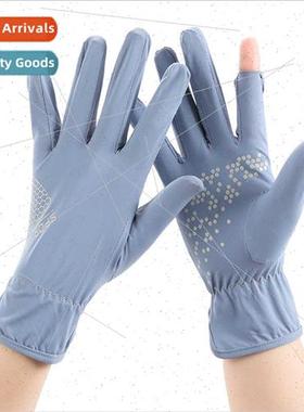 Driving sunscreen gloves men women anti-ultraviolet cycling