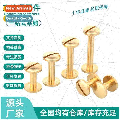 4MM Brass Flat One-Letter Ledger Screws Butylock Screws Lett