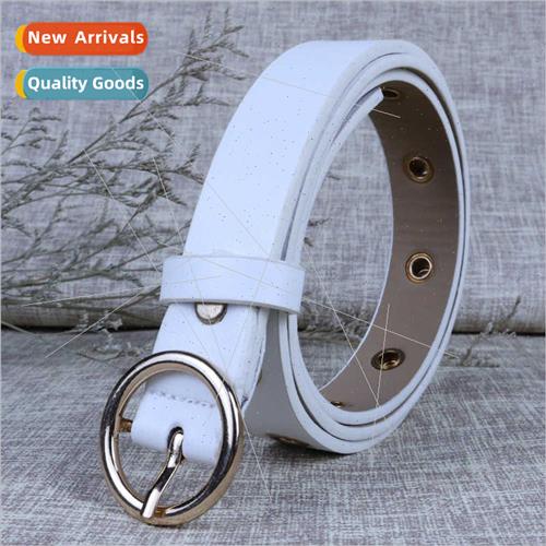 Belt female thin belt casual simple versatile Korean hollow