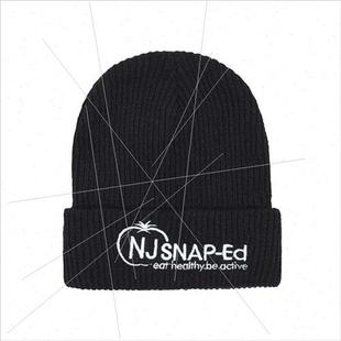 cap ulzzan letters fall winte women Korea men knted patch