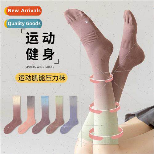 Compression socks professional women fness elastic boneless