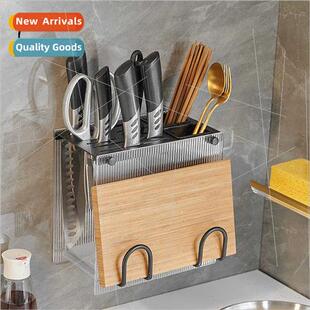 Kchen Acrylic Knife Rack Shelf Onepcs chopper rack chopstick