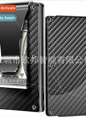 High Qualy Carbon Fiber Money Clip Metal Money Clip Wallet B