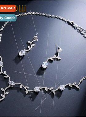 Bridal Wedding Dress Accessories Jewelry Sparkling Zirconia