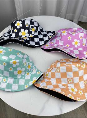 Spring summer  fisherman hat printed flower pot hat sun hat