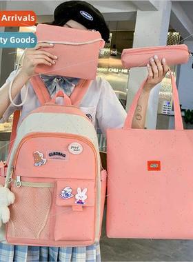 Schoolbag female ins Korea junior elementary middle school s