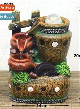 Desktop small ornaments circulating water fountain humidifie