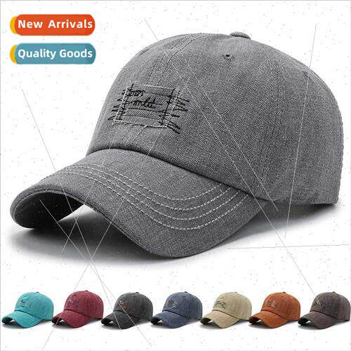Korean ins hat female spring summer couple cap casual washed