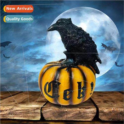 New Halloween crow pumpkin ornament party ghost festival res