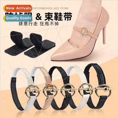 High-heeled shoes anti-drop heel harness sandals single shoe