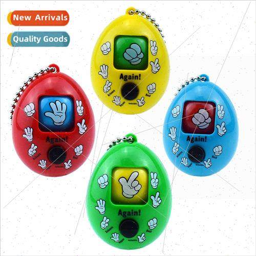 plastic rock-paper-scissors-paper guessing a press will chan