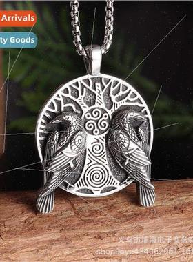Mythological al God Oz Viking Odin Raven Alloy Pendant New V