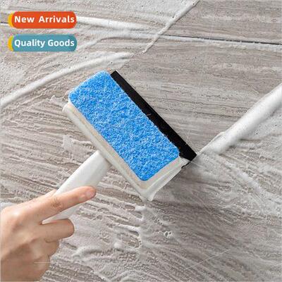 Dual Purpose Clean Glass Scraper Tile Bathroom Cleaning Brus