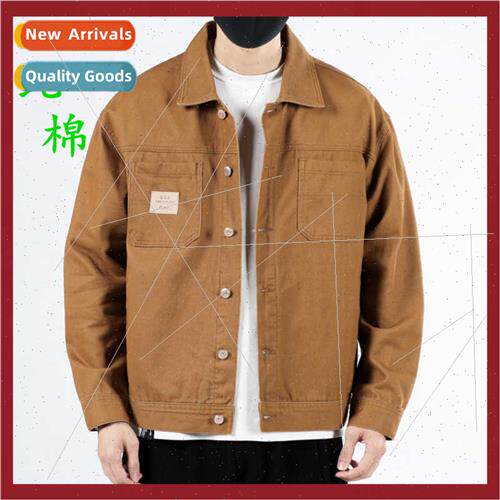 Cotton denim jacket men 2023 new nd jacket tide brspring fal