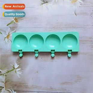 cream 158 silicone dessert ice mold popsic round