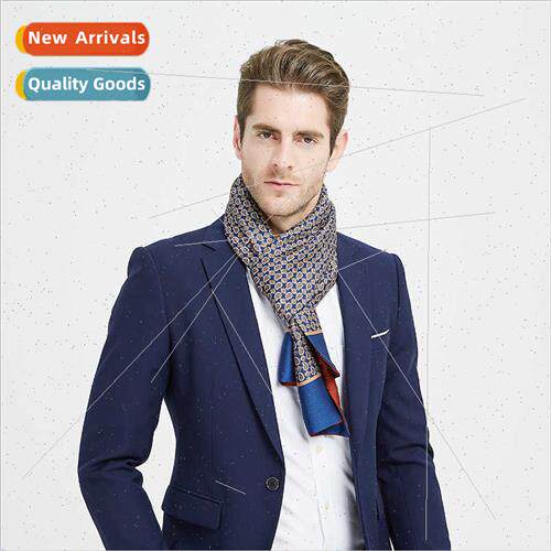 Europe Uned States double-sided scarf 2018 winter new silk m