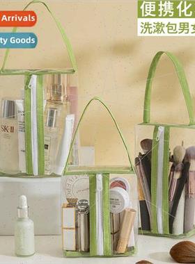 New mesh makeup bag travel portable transparent shower bag l