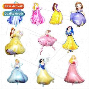princess aluminum film Cartoon ice shaped balloon snow large