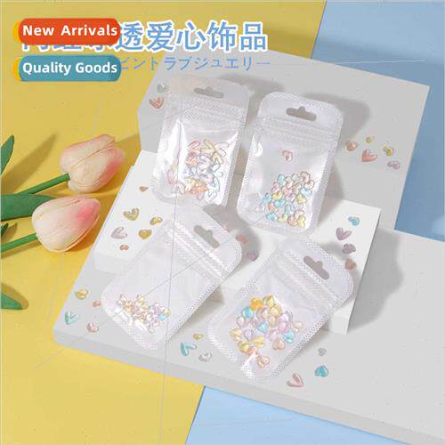 Nail art mix match color crystal glue ice translucent aurora