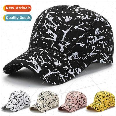 Korean  hat female spring fall set fashion graffi Korean duc