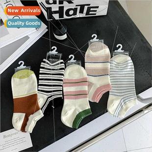 not fall Korean socks black girls summer Boat out