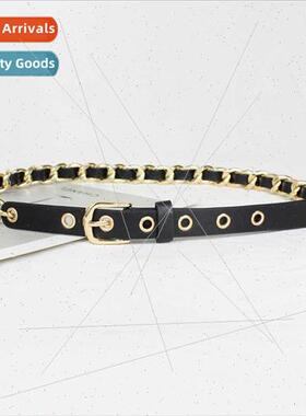 2021 Korea Fashion Women Belt ins Europe Creative Belt Jeans